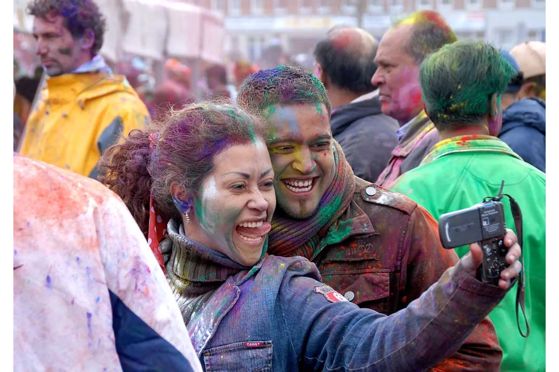 holi in nepal